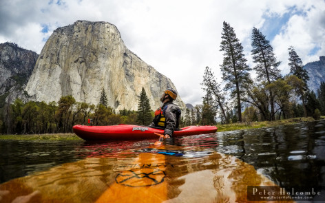 Kayaking Yosemite Valley, National Park, California