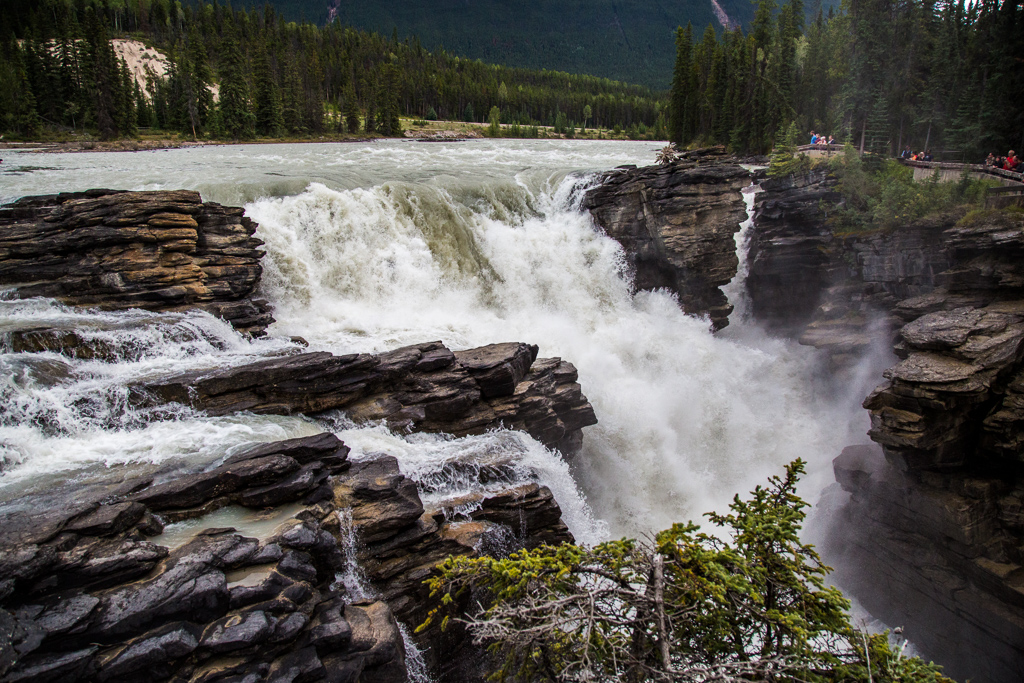 Athabasca Falls, Jasper National Park, Canada, Alcan, Alsaka Highway. RVing, RV