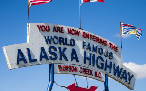 Alaska Highway, Dawson Creek, BC,