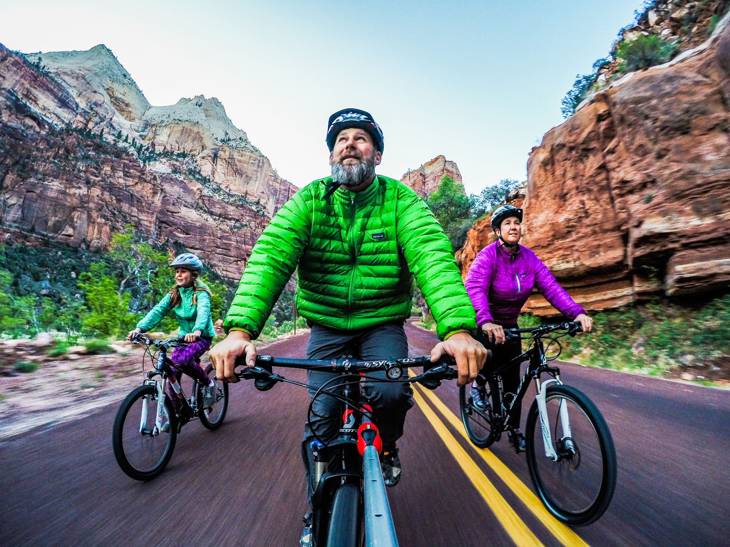 Biking, Mountain bike, Zion National Park, Family Adventrure, Travel, RVing